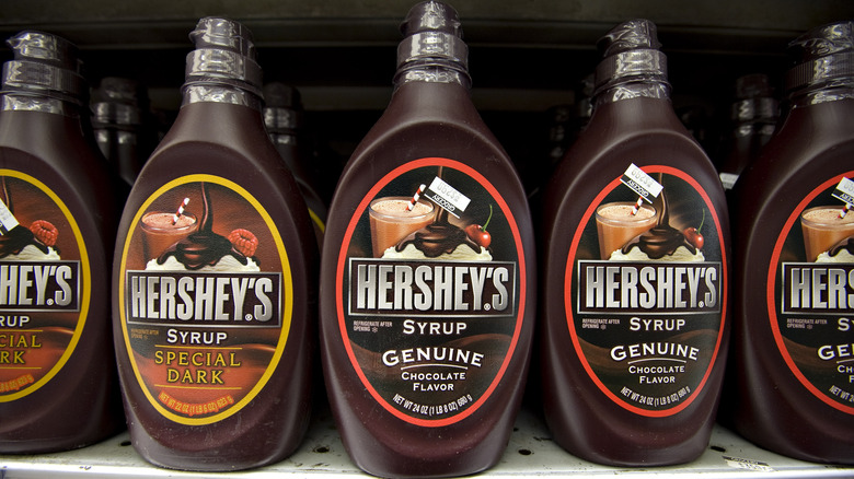 Hershey's chocolate syrup