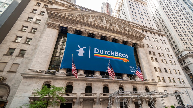 Dutch Bros banner on the NYSE