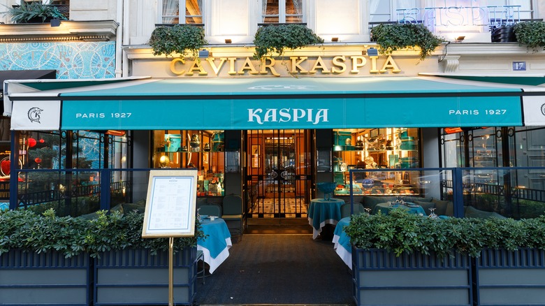 Caviar Kaspia location in Paris