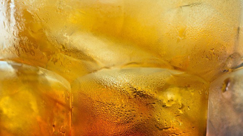 Close up of iced tea