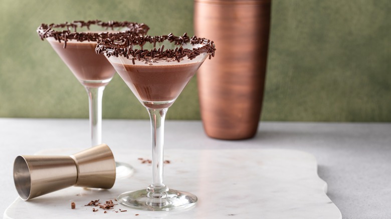 Chocolate martinis