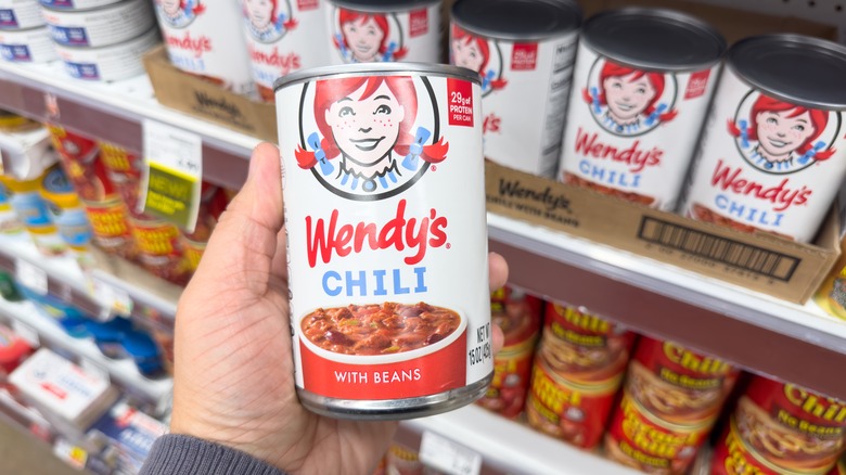 Wendy's canned chili