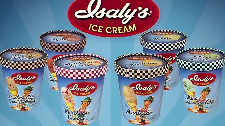 Pints of Isaly's ice cream