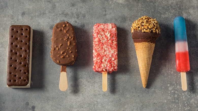 Novelty ice cream assortment