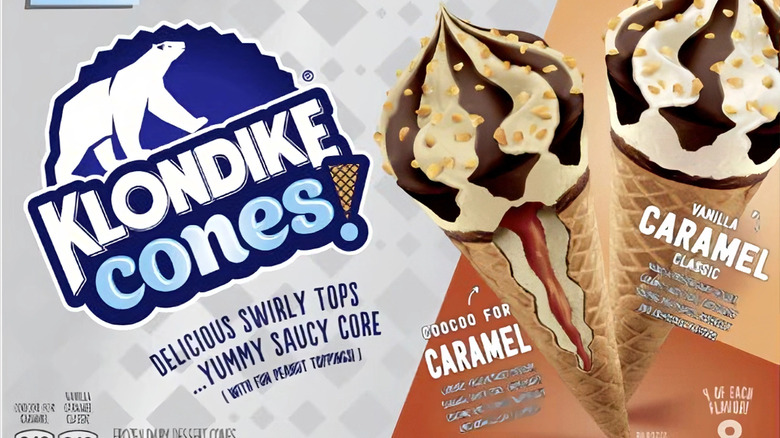 Klondike ice cream sundae cones