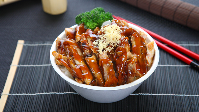 Chicken teriyaki rice bowl