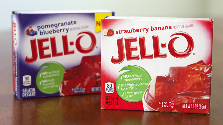 Boxes of Jell-O