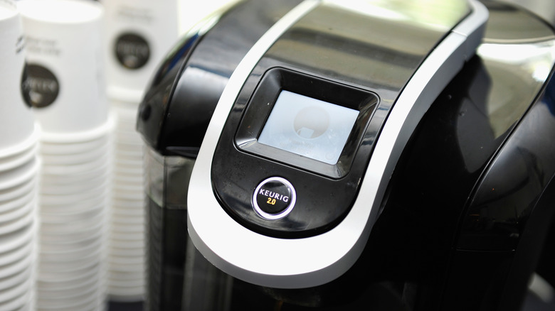 A Keurig coffee machine