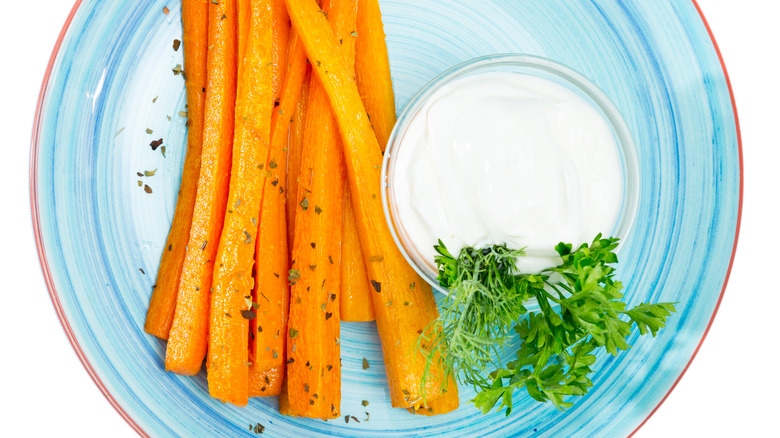 fried carrot sticks