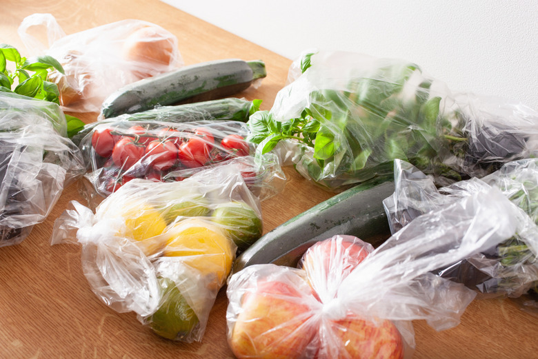 Plastic produce bag