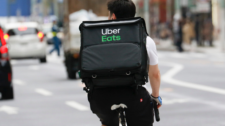 Uber Eats delivery driver