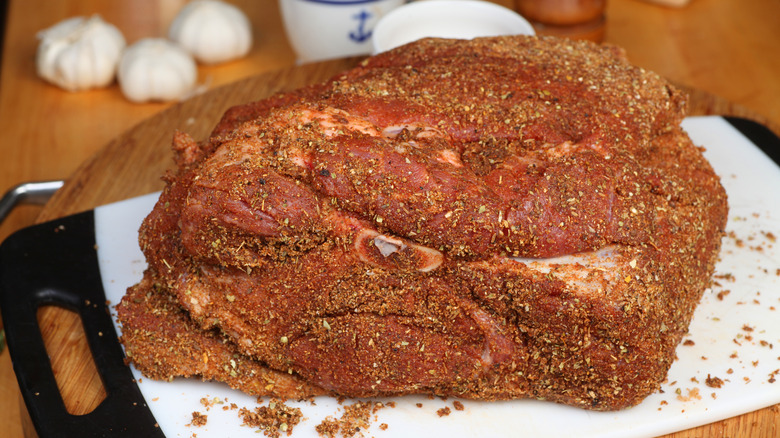 seasoned pork butt