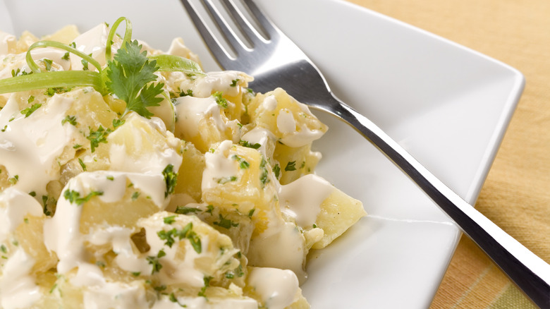 potato salad with mayonnaise