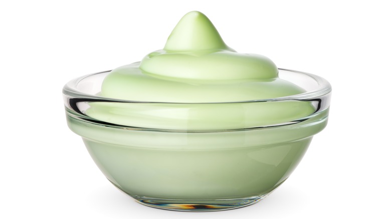 Small bowl of wasabi mayo