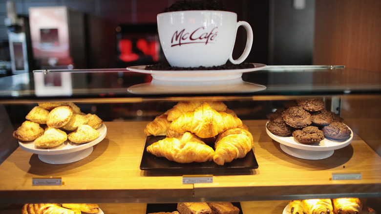 McDonald's corporate restaurant pastry options