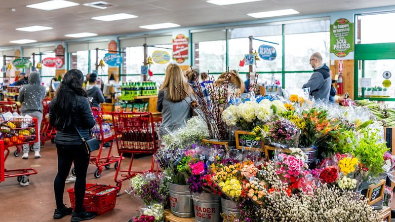 Lines at Trader Joe's