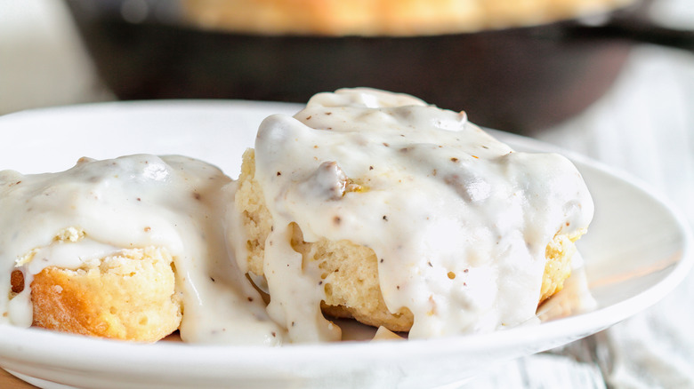 biscuits with gravy