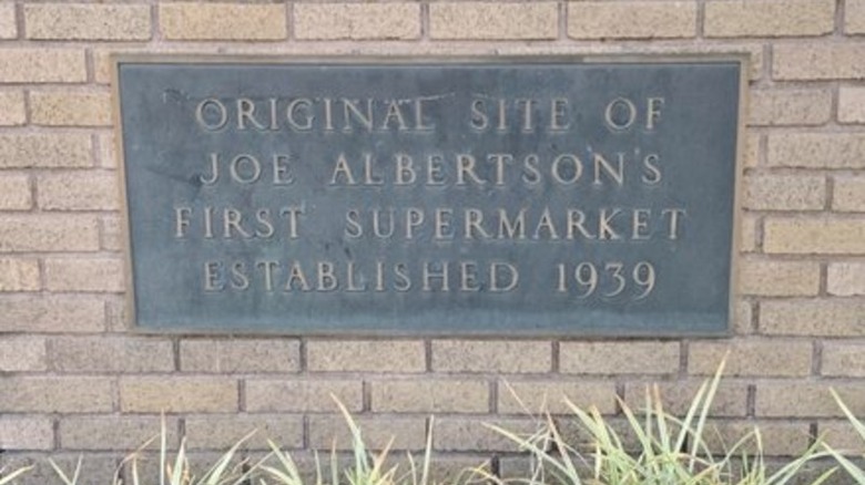 original Alberstons marker in Boise