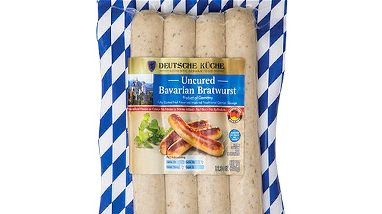 uncured Bavarian bratwurst