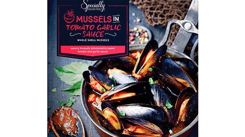 tomato garlic sauce mussels