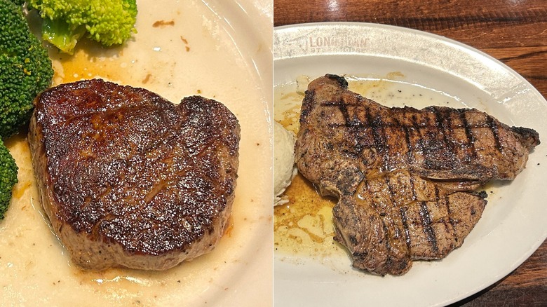 LongHorn Steakhouse steaks