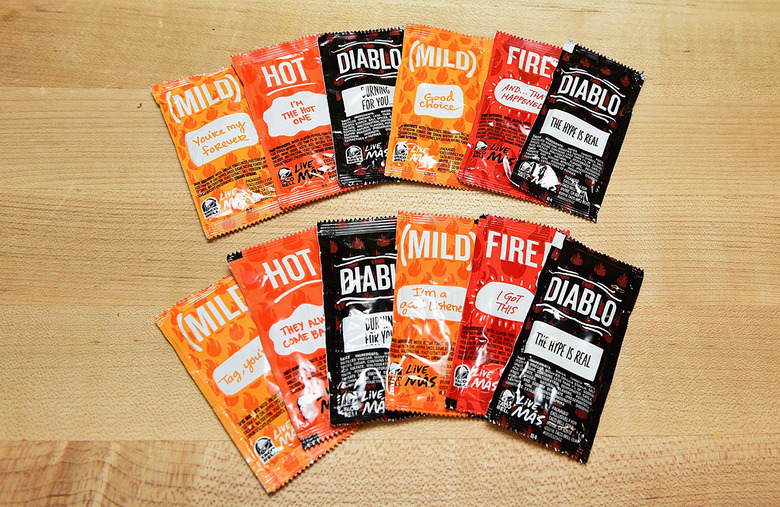 Hot sauce packets (Taco Bell)