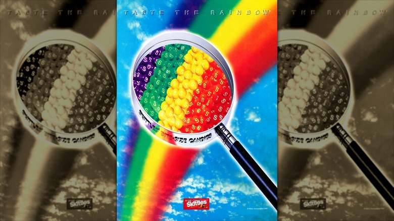 Skittles rainbow