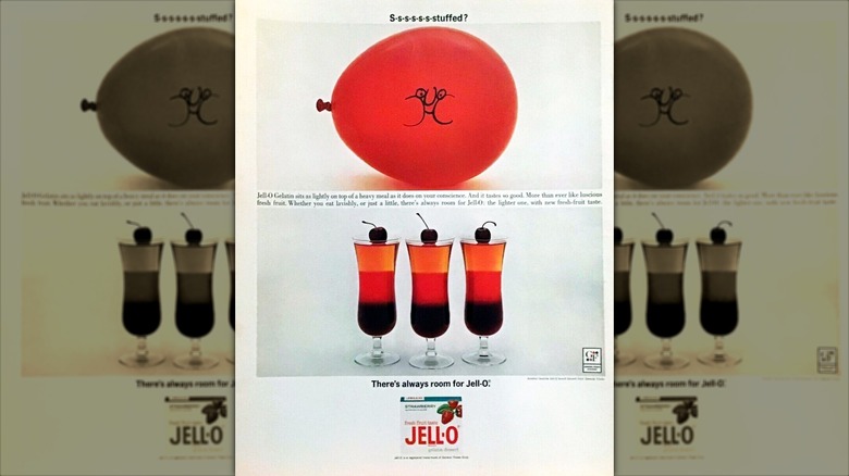 JELL-O ad with baloon
