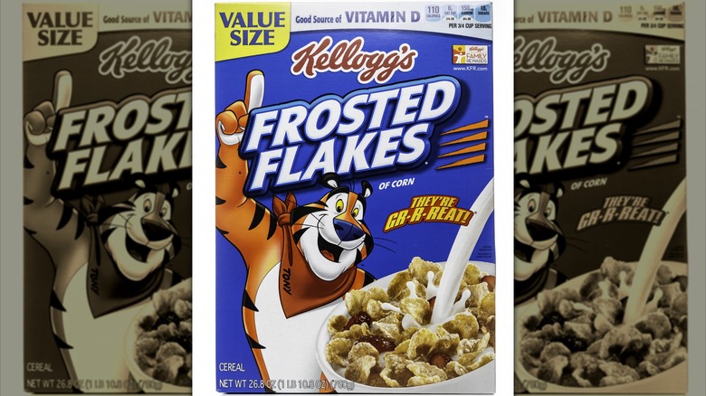 Frosted Flakes box