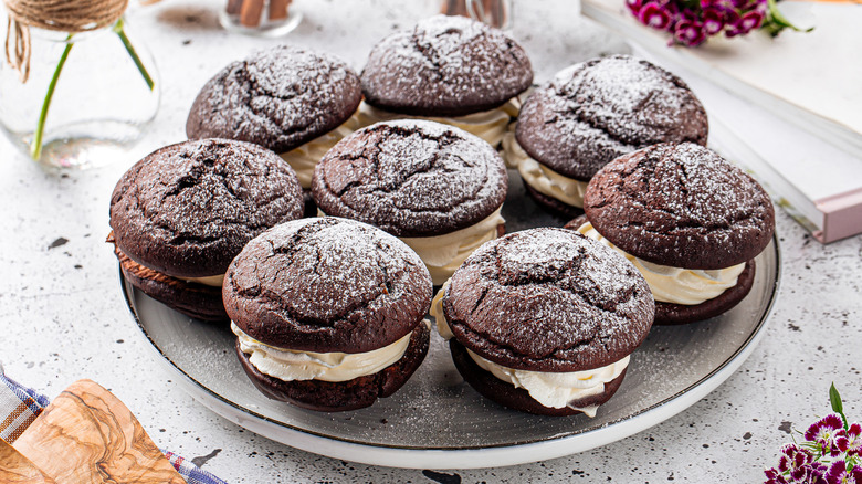 fresh baked whoopie pies