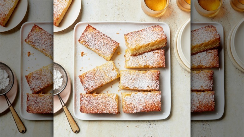 slices of gooey butter cake