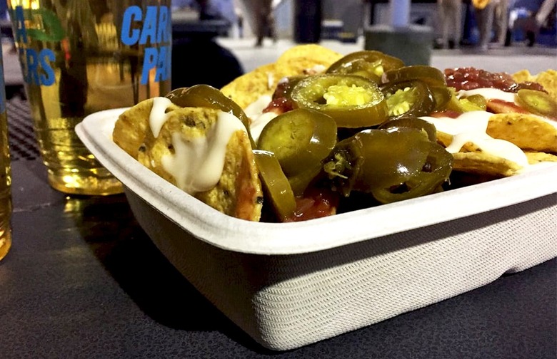 Barbecue Pulled Pork Nachos at Bank of America Stadium (Charlotte, North Carolina)