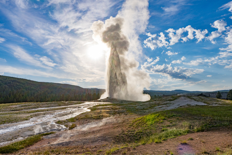 Wyoming: Old Faithful geyser