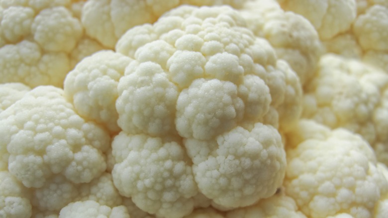Background of cauliflower florets