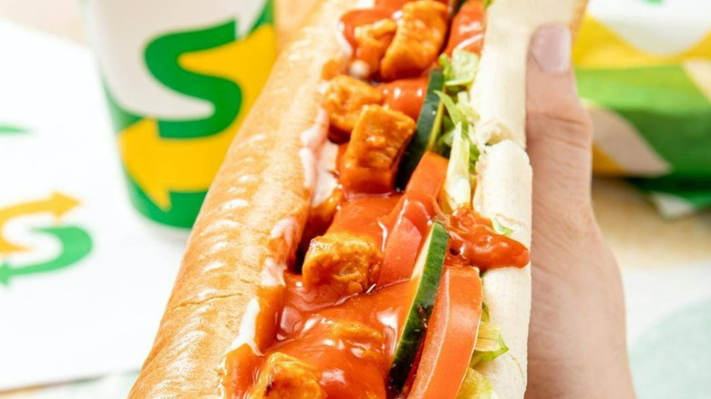 Subway Buffalo chicken sandwich