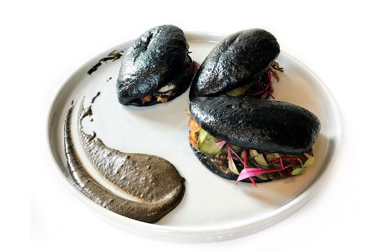 California: Pork Belly Squid Ink Bao, Sakana Sushi Lounge (Los Angeles) 