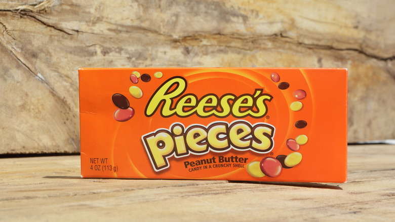 box of Reese's Pieces