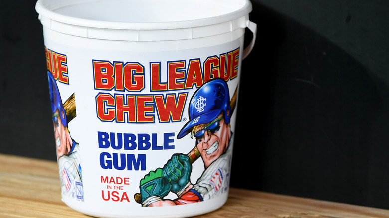 Big League Chew bucket
