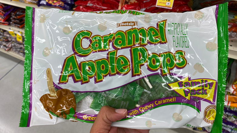 bag of Caramel Apple Pops