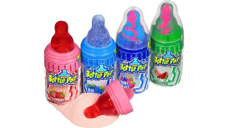 four Baby Bottle Pops
