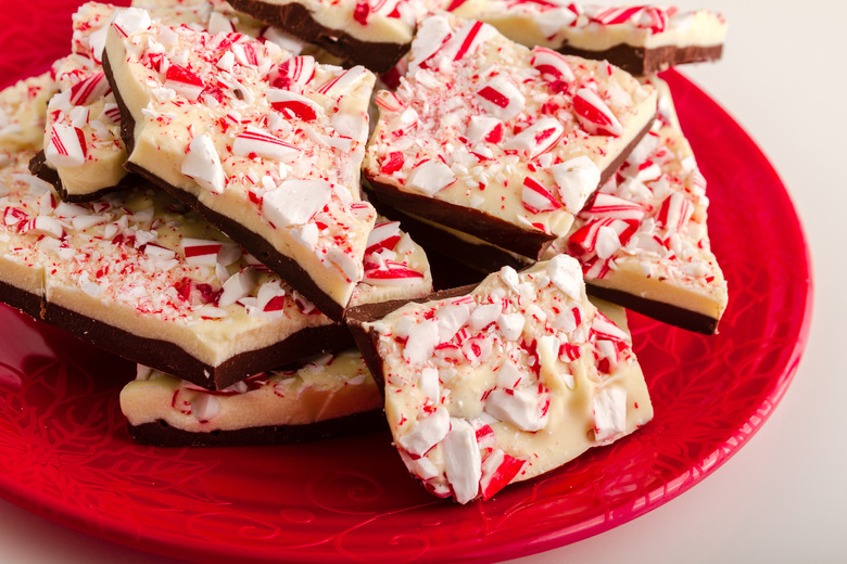 Peppermint bark