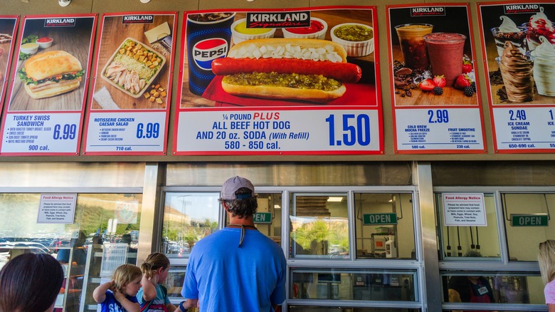 Costco food court menu