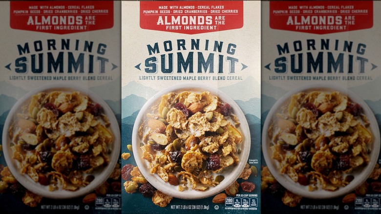 morning summit cereal box