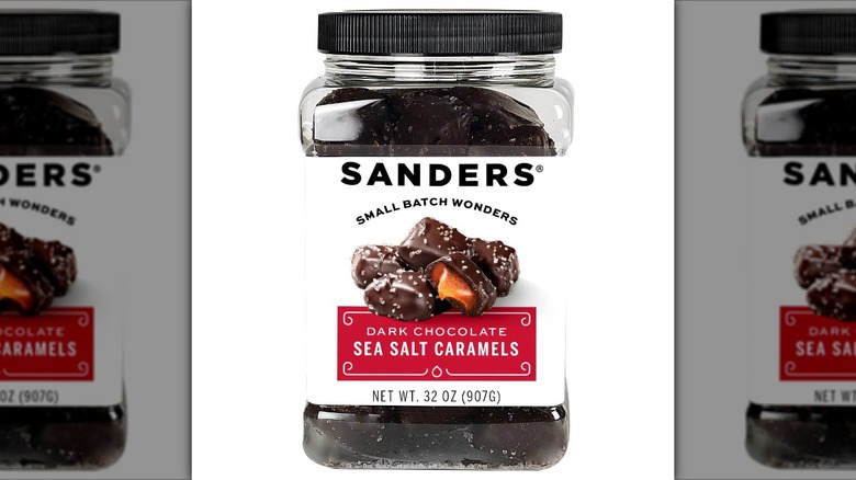 Sanders chocolate jar