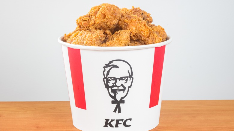 KFC bucket of chicken