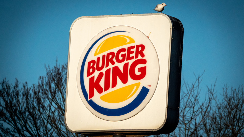 Burger King sign