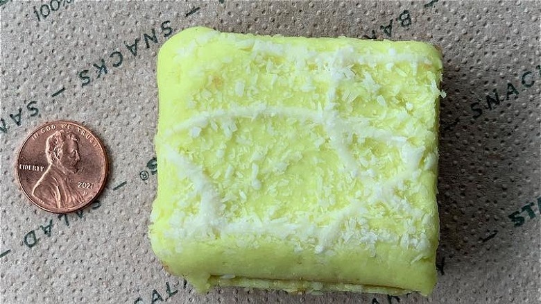 Lime Frosted Coconut Bar