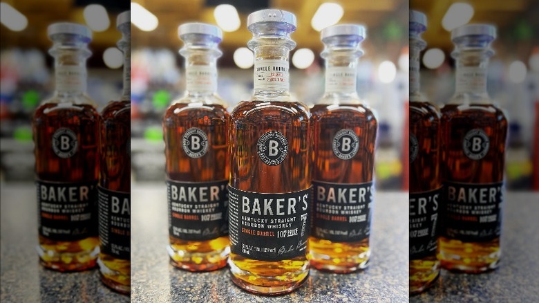 Baker's Bourbon bottle