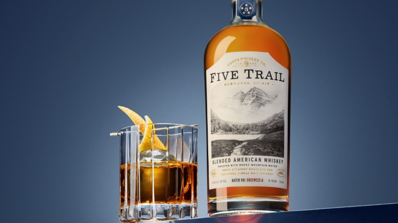 Five Trail blended whiskey bourbon