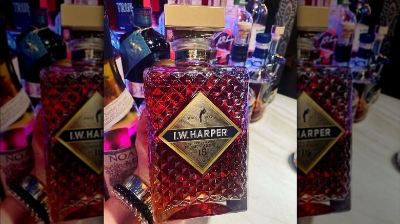I.W. Harper Bourbon bottle